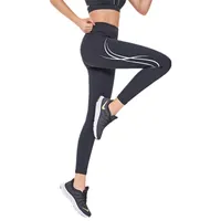 Yoga Kıyafetler Baskılı Yüksek Bel Spor Sıkı Pantolon kadın Nefes Koşu Spor Pantolon Toptan Atletik Tayt