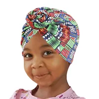 Сатин Детские капоты для волос для волос детский пончик узел индийская шляпа родительский ребенок дополнительная крышка сном тепловая распродажа регулируемая африканская