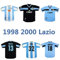 1998 2000 Lazio retro soccer jersey 1999 Vieri SALAS MIHAJLOVIC VERON STANKOVIC MANCINI NESTA NEDVED INZAGHI vintage football shirt