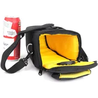 Waterdichte digitale camera case schouder zwarte tas voor Nikon Canon SLR DSLR camera's met riem 1000D 1100D 1200D 100D