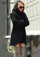 Женские куртки 2021 женская зимняя осенняя куртка длинное пальто тонкий костюм воротник стиль в шерстяной девушке