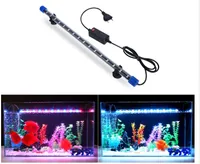24-54CM свет аквариума Fish Tank погружные свет лампы Водонепроницаемый подводный аквариум светодиодные лампы освещения