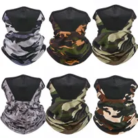 Camouflage Magic Scarves Turbans Neck Gaiters Head Wrap Fashion Sun Shade Face Cover Mask Head Mens Cycling Outdoors 4 5yt C2
