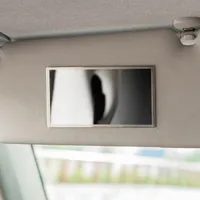Car Organizer Sun Visor Shield Mirror HD Make-up Mirror Interior Decor For Smart 451 453 fortwo forfour Auto Accessories