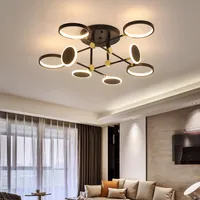 ノルディックリビングルームのシーリングランプシンプルなモダンな雰囲気ライトラグジュアリークリエイティブ照明寝室ホールLEDランプ