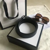 Caja de regalo + Bolso Bolso Cinturones de diseño para hombres Mujeres Luxur Big Gold Hebilla Cinturón de cuero Mujer de negocios de alta calidad
