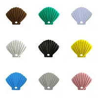 Shell siliconen gezicht masker gevallen mooie kleurrijke opbergdozen draagbare containers stofdicht goed uitziende duurzame gratis verzending 6ZW E2