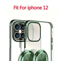 Groothandel iPhone 12 Case Fashion Phone Case met Ring Houder Kickstand voor iPhone 12Promax 12 Max / Pro 11 Promax 11Pro All Size Beschikbaar