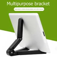 Universal Tablet PC Stativhållare Mobiltelefonhållare Rotera vikbar skrivbordsmonteringshållare för iPhone iPad Samsung Tablet
