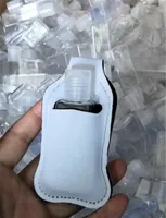 Tenedor de botella de perfume de neopreno de 30 ml SBR SBR en blanco Detalle de botella conjuntos de botellas de perfume blanco con botellas A07