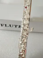 Nuovo flauto FL 211SL Strumento musicale 16 su E-Key Silver C Tune Flauto Playing Music Livello professionale con custodia