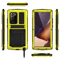 Heavy Duty Ochrona Przypadki telefonu dla Samsung S20 S21 Uwaga 20 Ultra odporna na wstrząsy Wodoodporna zakurzająca odporna na pełną osłonę z stojakiem