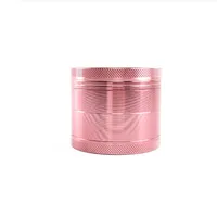 2020 4 delar legering kvarn rosa lila krom kross metall örtkvarn 50 mm diameter aluminium legering tobak ört CNC slipmaskiner rökning