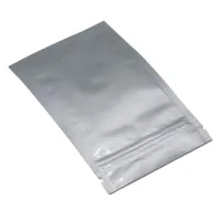 Pure Mylar Foil Packaging Bag Bag алюминиевая фольга zip розничная упаковка пакеты молнии сумки для закуски пищи