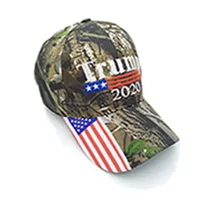 Camouflage Donald Trump Hat USA-Flagge Baseball Cap Halten Sie Amerika Große 2020 Hut 3D-Stickerei Stern Brief Camo justierbare Hysteresen EEA1979