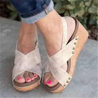 Wedges Schuhe für Frauen High Heels Sandalen Sommer Schuhe Flip Flop Chaussures Femme Platform Sandalen Mujer 2020 0924