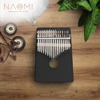 NAOMI 17 مفاتيح Kalimba إصبع الإبهام بيانو آلات موسيقية بيانو