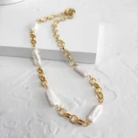 Дизайнер ювелирных изделий ожерелья жемчужное ожерелье практика 2020 новый стиль высокого качества кулон ювелирные изделия способа ретро цепь для леди женщин