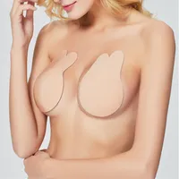 Kobiet śmiotowy Seksowny Puchar Biustonosz Niewidzialny Nocne Koszulki Silikonowe Podkładki piersi Oddychająca Pokrywa Sutek