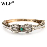 WLP 2020 Neue Vintage Kristall Blume Armreifen Harz Armband Weibliche Türkische Armband Bijouterie Hand Schmuck C1835
