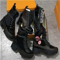Laureate Designer Desert Boot Ankle Boots Black Heart Stiefel zuziehen Plattform Desert Boot Mode Marke Martin Stiefel