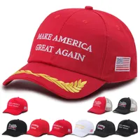 New Donald Trump 2020 Cap USA Baseballmützen US-Wahl Make America Great Again Präsident Hat 3D-Stickerei-Kappen DHL-freies Verschiffen