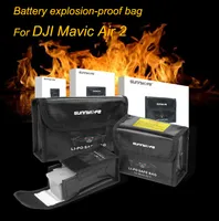 DJI Mavic Air2 Аккумуляторная батарея Взрывостойкая сумка Литиевая аккумуляторная батарея Сумка для хранения пламя Охрана защиты безопасности Mavic Drone Аксессуары