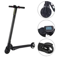 Ultra Light Carbon Fiber Portable Foldable Electric Scooter With Two Wheels Fast Speed Skateboard With LCD Display