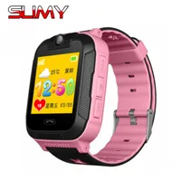 Slimy Camera Kids WristWatch Teléfono Q76 3G GPRS GPS Localizador Tracker Smart Watch Watch Wire WiFi para iOS Android Phone PK Q730