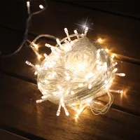 2020 LED Lampor Blinkande Lampor Festlig Dekoration Julbröllop Utomhus Vattentät Färgglada Färg Byte Star Lights String Wholesale