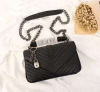 2020 Hot Sale Kvinnor Designer Handväskor Lyx CrossBody Messenger Shoulder Bags Chain Bag Good Quality Läder Purses Ladies Handväska