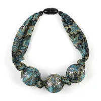 Pendentif Colliers 2021 Motif de fleurs corde Royal 3 Grand collier de perles simulée pour femmes Marque Fashion Chain Déclaration bijouterie