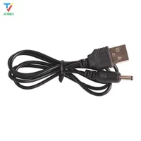 USB 2.0 A Typ Man till 3,5 mm DC POWER Plug Stereo Electronics Device Barrel Quick Connector 5V Kabel 60cm