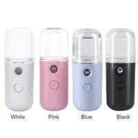 Portable Mini Nano Mist Sprayer Facial Body Nebulizer Steamer Fuktgivande Hudvård Verktyg 30ml Face Spray Beauty Instruments