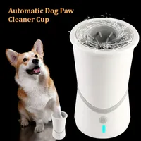 Automatyczny pies Paw Cleaner Cup Electric Pet Foot Washer Cup Portable Pet Cat Dirty Paw Cleaning Cup USB Charge Pet Foot Tool
