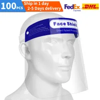 Máscara protetora HD Headband ajustável transparente prevenir gotículas anti-nevoeiro protetor de olho protetoras com esponja