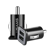 Universal Mini Car Fast Charger Adapter Adapter Socket 3.1a Dual USB Caricabatterie per iPhone 5 6 7 8