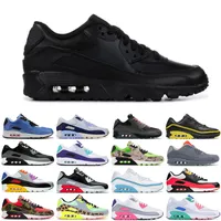 Viotech Sé VERDADERO 2021 Hombres Mujeres Sneaker Classic 90 Running QS Shoes Infrared South Beach Deportes Deportes Cojín Superficie Zapato transpirable