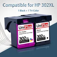 Ink Cartridges UniPlus Refill Cartridge 302XL For 302 XL 2132 2133 2134 2136 2138 3630 3632 3634 3636 3637 Deskjet Inject Printer