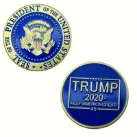 Başkan Donald Trump Altın Kaplama Para - Tut Amerika Büyük Hatıra Paraları Rozet Jetonu Craft Koleksiyonu Craft Souvenir HHD338