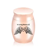 30x40m m cremación urnas para cenizas papá, las cenizas del recuerdo tarro, Angel Wings Memorial Mini Urna funeraria Urna