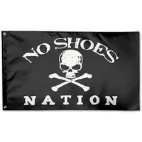 3x5FT BLACK NO NOUTS NATION Флаг, 100D Полиэстер Нестандартные баннеры, висит реклама на заказ на открытом воздухе