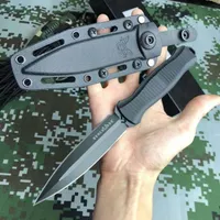 New Arrival 2 Color BENCHMADE Infidel 133 Double-edged Tactical Stright knife Fixed Blade knife Outdoor Camping BM133 knife Free shipping