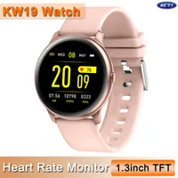 KW19 Smart Montres Reloj Inteligente Band Ultrathin Smarts Regardez la télécommande de la télécommande pour Samsung Galaxy Active