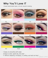 Handaiyan Eye liner 12 colors colorful eyeliner Long lasting Profesional Makeup Matte Eyeliner Liquid 12 pcs in 1 Pack, 60pcs