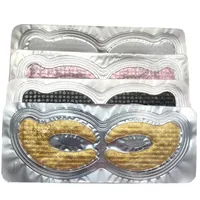 Collagen Crystal Eye Care Mask Patches för ögon Väskor Rynka mörka cirklar Lätta fina linjer djupa fuktgivande dynor