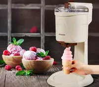 無料貨物BL-1000アイスクリーム機械全自動フルーツ風味のアイスクリームミニ家庭用電気自家製スムージー子供のお気に入り