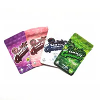 Pink White Ether Runtz Gummies Mylar Bag 500mg Childproof Edibles Zipper Packaging Pouch Retail Packaging Bags DHL Free