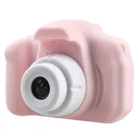 디지털 카메라 x2 어린이 미니 비디오 카메라 2 인치 PO 스크린 충전식 카메라 아이 선물