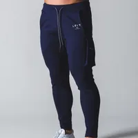 Nuevos pantalones de jogging casual Hombres deportes Sweypants Running Gym Pants Men Joggers Trackpants Letters Impreso Fit Pants BodyBuilding Pantalón